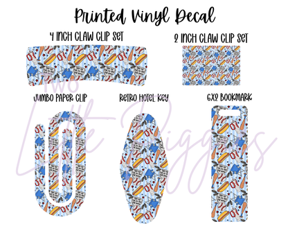 Printed Vinyl - Take Me Out to the Ball Game