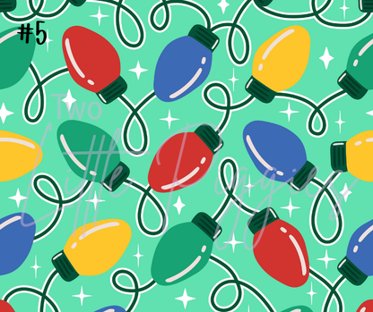 Printed Vinyl - Christmas Lights