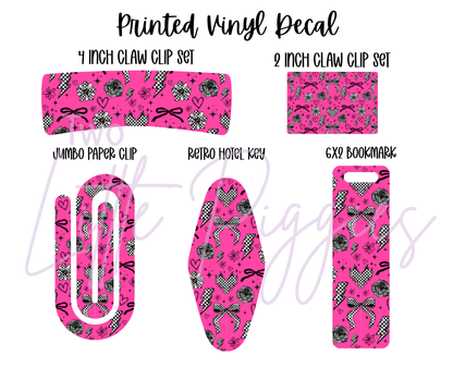 Printed Vinyl -  Trendy Checkered