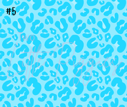 Printed Vinyl - Neon Leopard
