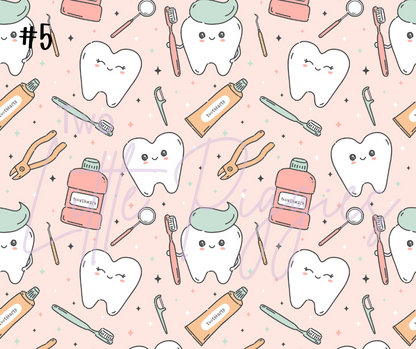 Printed Vinyl - Happy Teeth Collection
