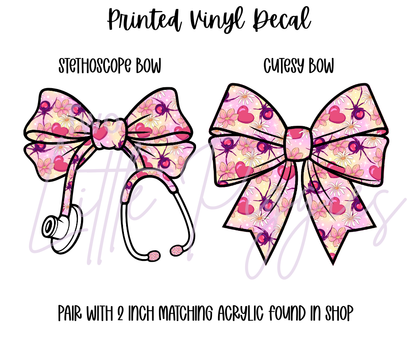 Printed Vinyl - Black Widow Hearts