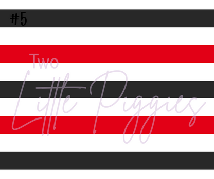 Printed Vinyl - Cheer - Red and Black