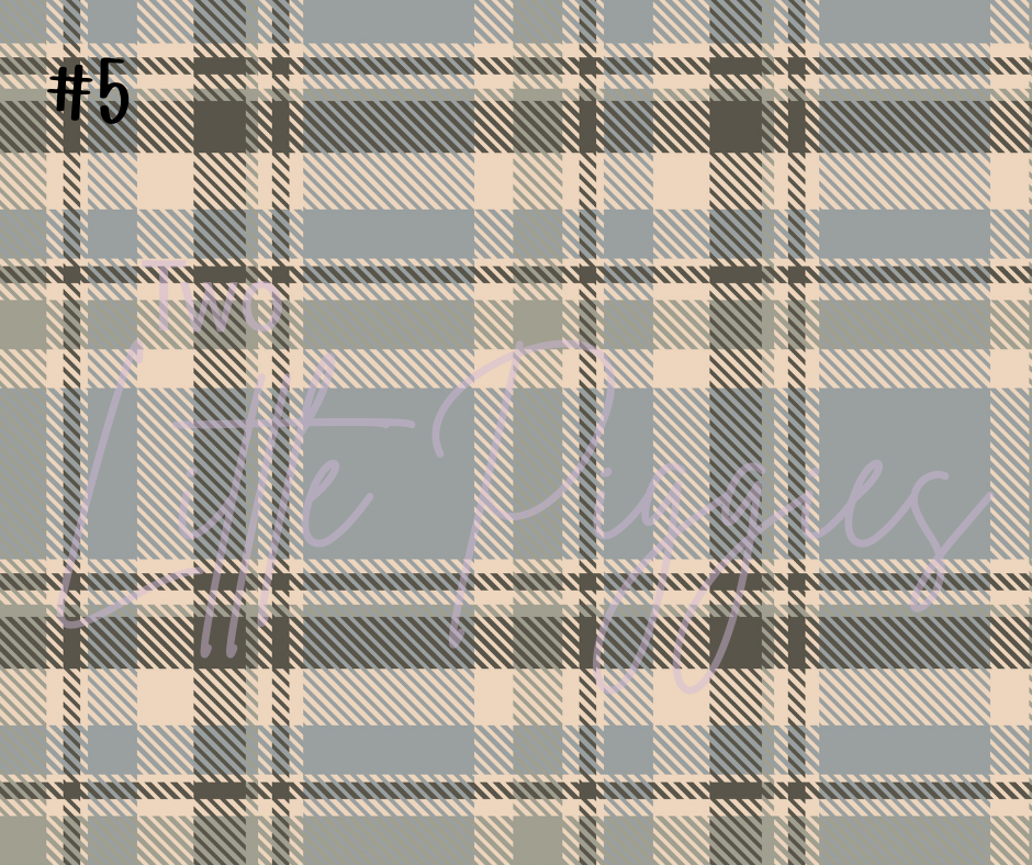 Printed Vinyl - September Plaid