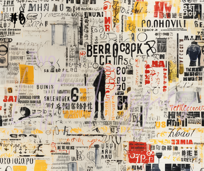 Printed Vinyl - Newspaper