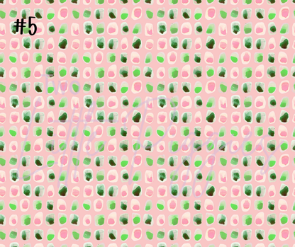 Printed Vinyl - St. Patrick's - Pink and Green