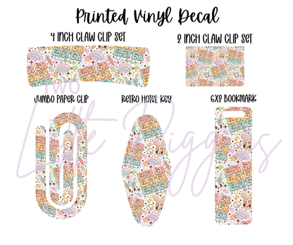 Printed Vinyl - Groovy Easter