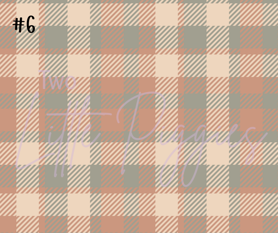 Printed Vinyl - September Plaid