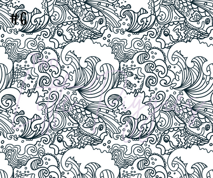 Printed Vinyl - Japanese Patterns