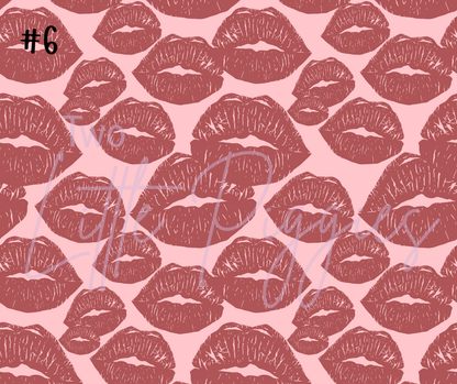 Printed Vinyl - 4th of July - Cherry Lips