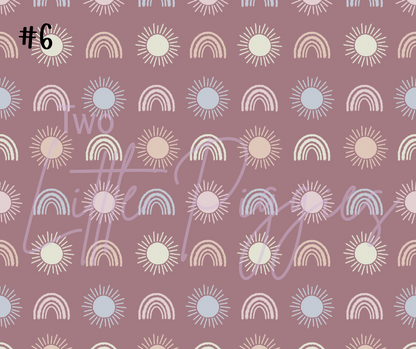 Printed Vinyl - Boho Patterns
