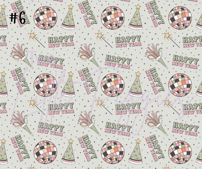 Printed Vinyl - Hello New Year