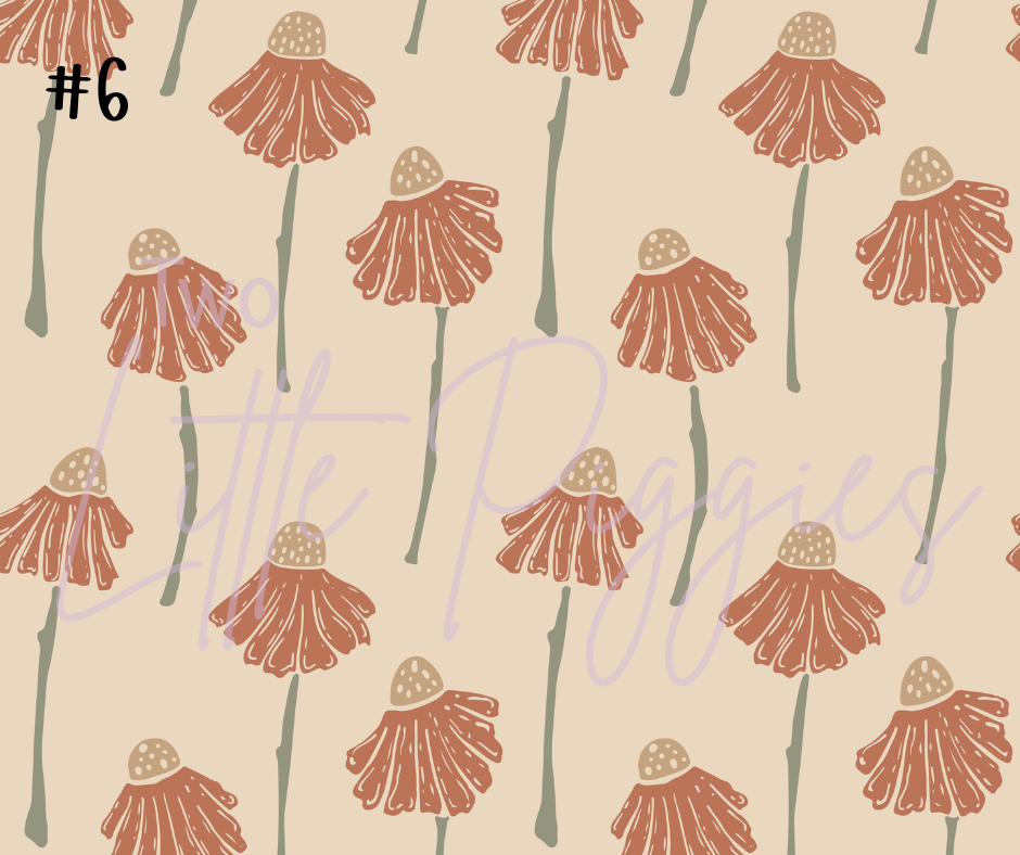 Printed Vinyl - Rustic Garden