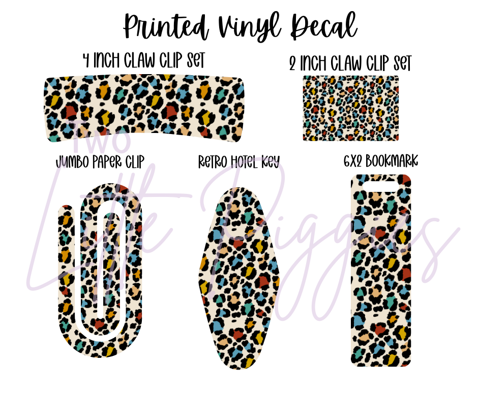 Printed Vinyl -  Trendy Leopard