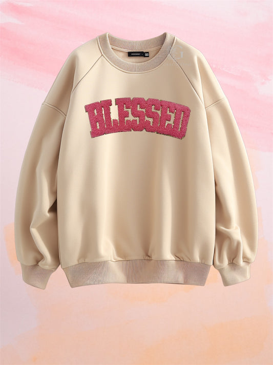 Blessed Crewneck_Chenille Patch