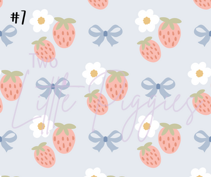 Printed Vinyl - Whimsy Strawberry Collection