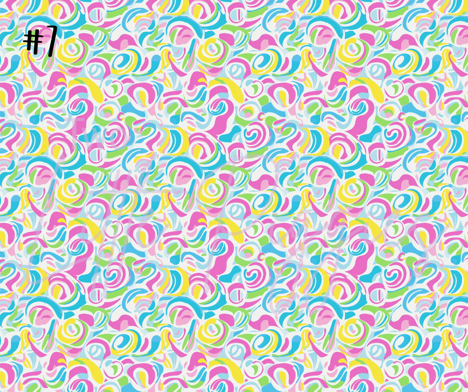 Printed Vinyl - Candy Camo