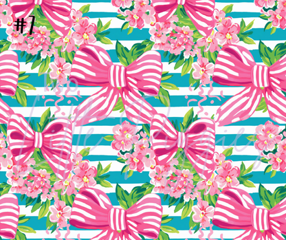 Printed Vinyl - Preppy Bows