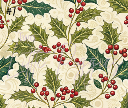 Printed Vinyl - Traditional Christmas