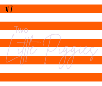 Printed Vinyl - Cheer - Navy and Orange