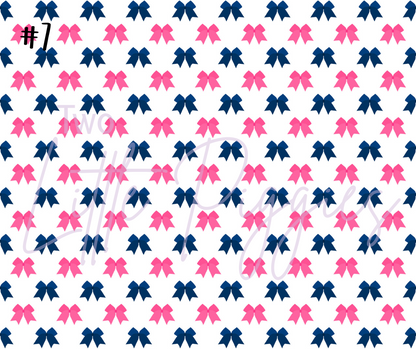 Printed Vinyl - Cheer - Pink and Navy