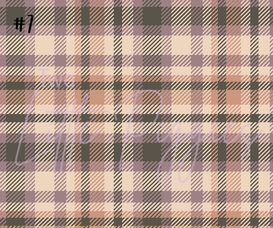 Printed Vinyl - September Plaid