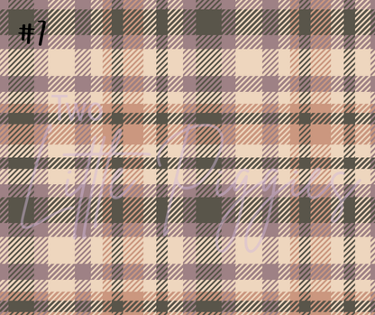 Printed Vinyl - September Plaid