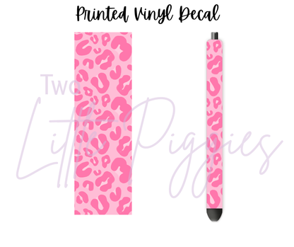 Printed Vinyl - Neon Leopard