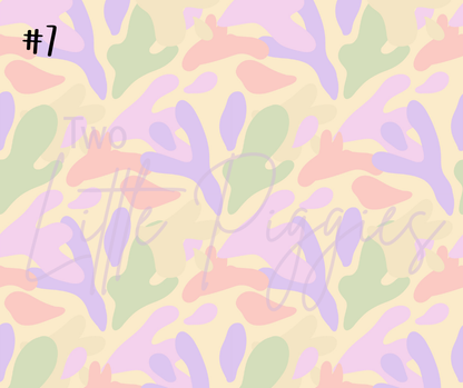 Printed Vinyl - Danish Pastels