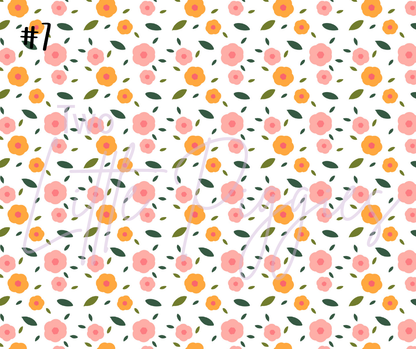 Printed Vinyl - Spring Floral