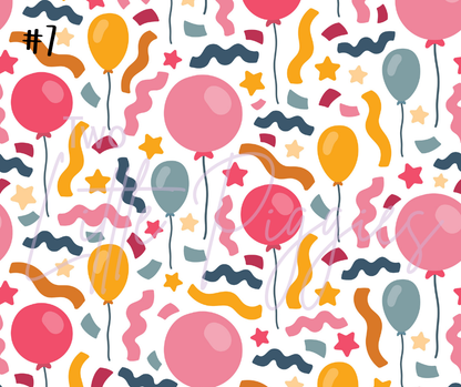 Printed Vinyl - New Year's Celebration