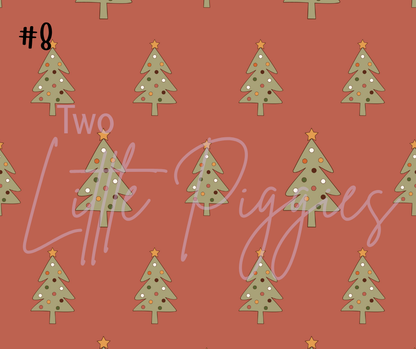 Printed Vinyl - 70s Retro Christmas