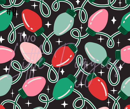 Printed Vinyl - Christmas Lights