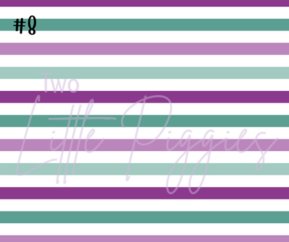 Printed Vinyl - Halloween Teal & Purple Collection