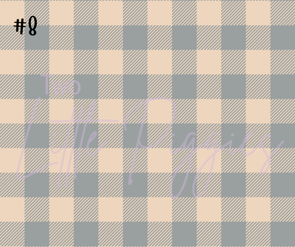 Printed Vinyl - September Plaid