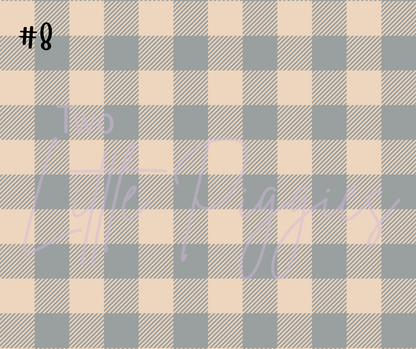 Printed Vinyl - September Plaid