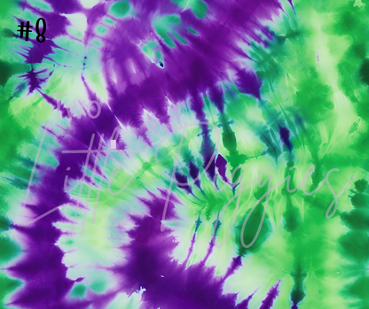 Printed Vinyl - Tie Dye Collection