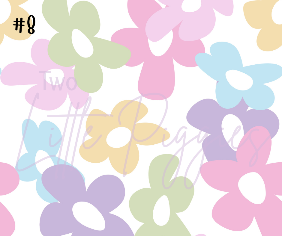 Printed Vinyl - Danish Pastels