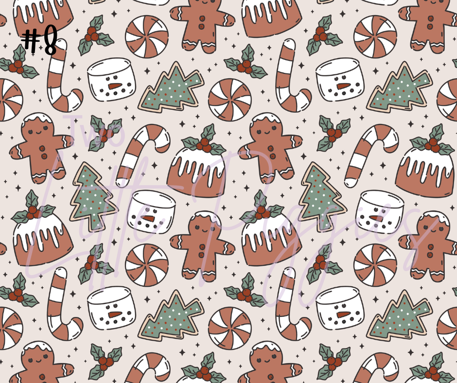 Printed Vinyl - Christmas Sweets