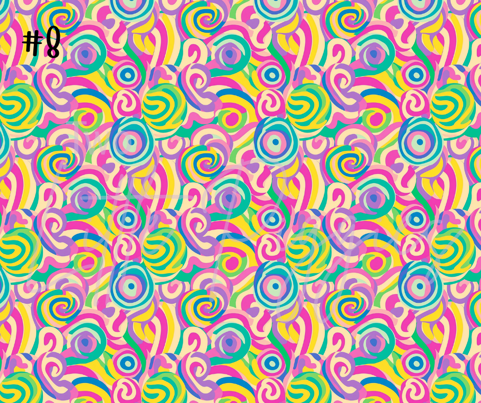 Printed Vinyl - Candy Camo