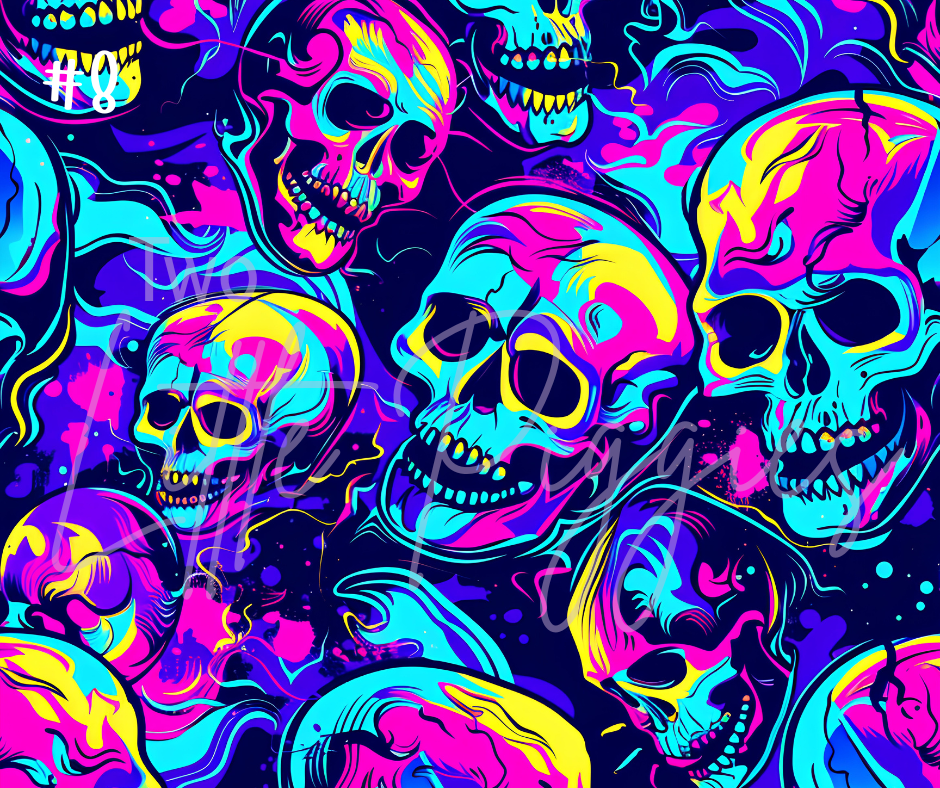 Printed Vinyl - Halloween Neon Collection