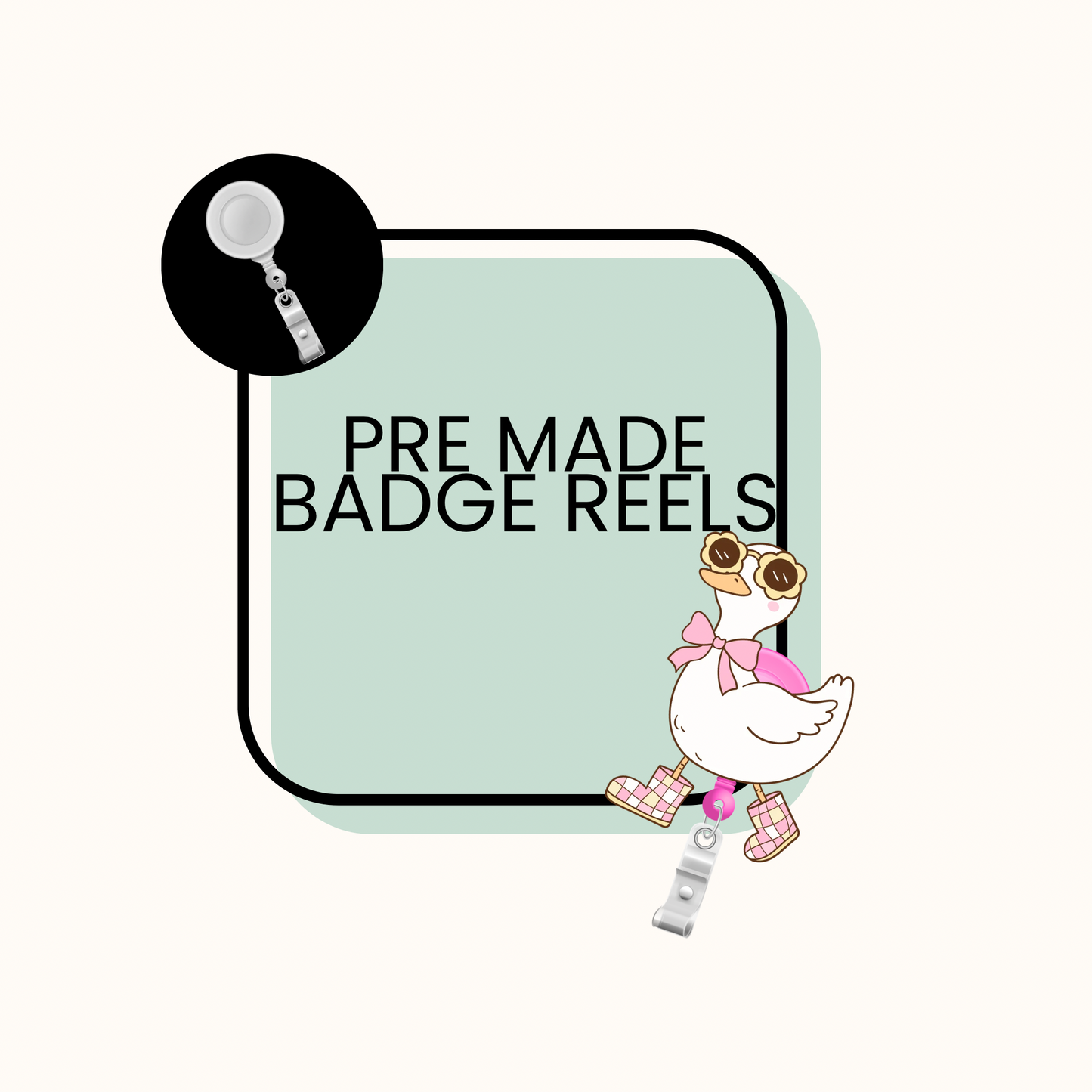 Pre-Made Badge Reel
