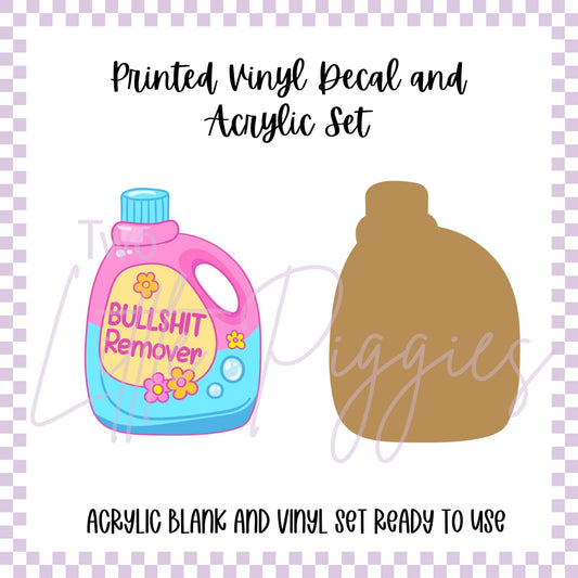 Printed Vinyl and Acrylic Set - BS Remover