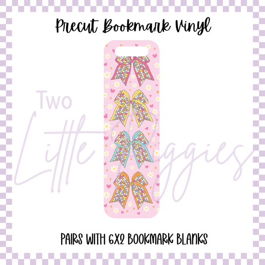 Printed Vinyl - Bookmark - Disco Bows