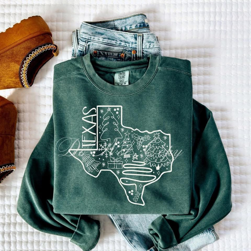 Texas Winter Doodle_DTF Transfer