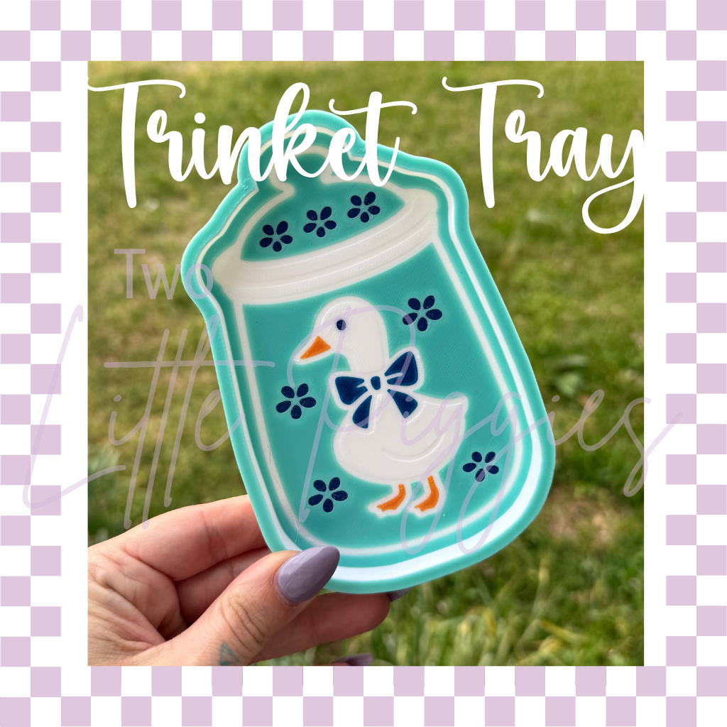 3D Printed - Trinket Tray - Goose Decanter