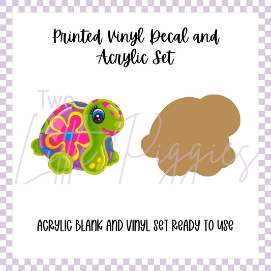 Printed Vinyl and Acrylic Set - LF Inspired- Peekaboo