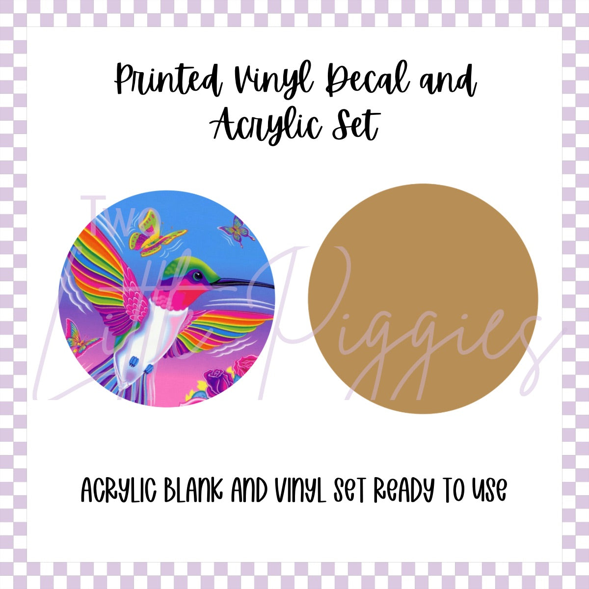 Printed Vinyl and Acrylic Set - LF Inspired- Dashly