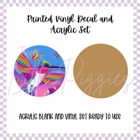 Printed Vinyl and Acrylic Set - LF Inspired- Dashly