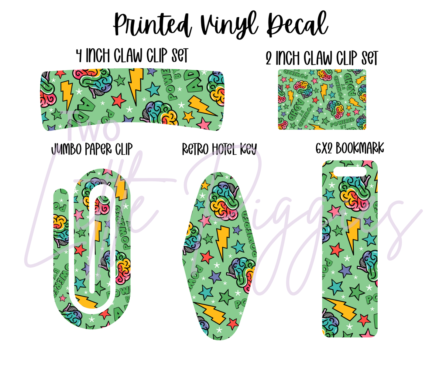 Printed Vinyl - Powered by ADHD